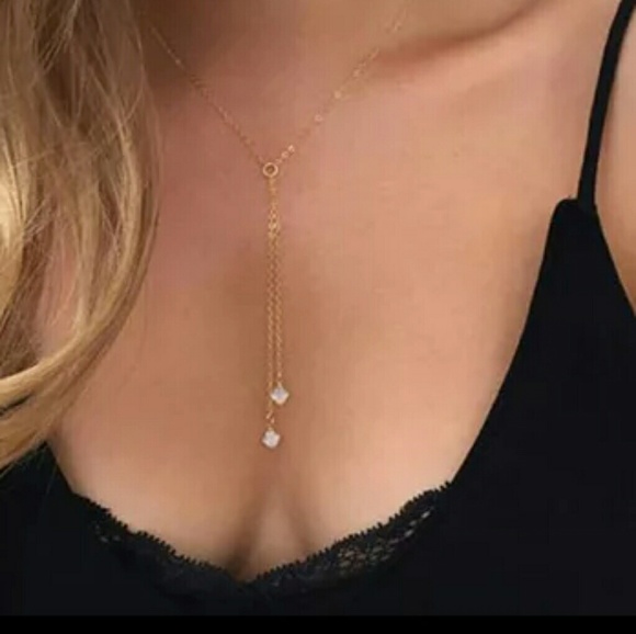 💕4 for $25💕 Gold Dangle Necklace - Picture 2 of 6